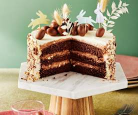 Schoko-Nougat-Torte mit Kinder Schoko-Bons®