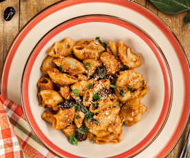 Gomiti, olive e acciughe