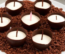 Candele al cioccolato