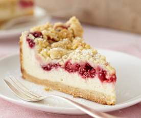 Himbeer-Quark-Streusel