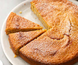 Torta zucca, cocco e arancia