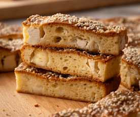 Hellim ve Beyaz Peynirli Kek