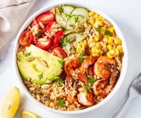 Spicy Shrimp and Quinoa Bowl