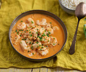 Zuppa di pesce con latte di cocco e riso (Bimby Friend)
