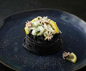 Linguine al nero di seppia