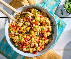 Mexikanischer Overnight-Oat-Salat