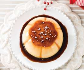 Flan sin hornear