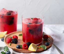 Mojito aux baies sans alcool