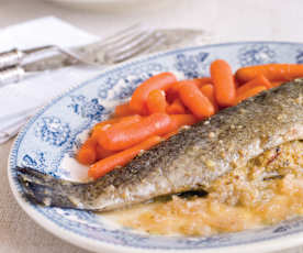 Trutas recheadas à moda de Bragança