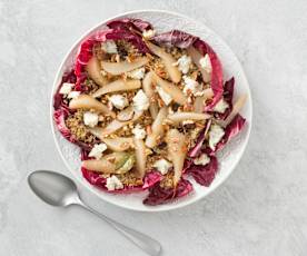 Pear and burghul salad