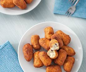 Croquetas con harina comercial (sin gluten)