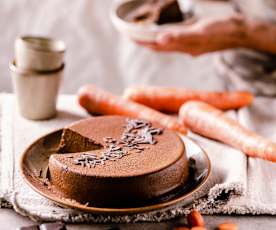Gâteau chocolat-carotte healthy