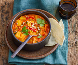 Korma de légumes aux noix de cajou