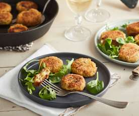 Croquettes de jambon aux herbes