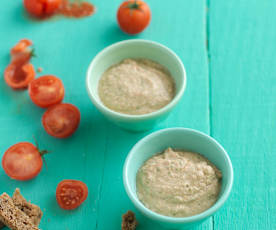 Dip de tomate e queijo-creme