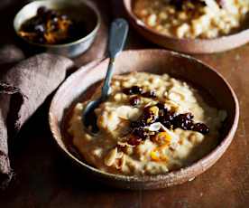 Set and forget rice pudding