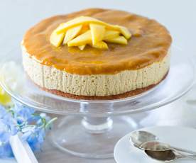 Mango cheesecake