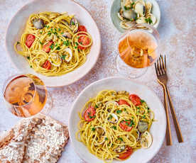 Pasta risottata alle vongole