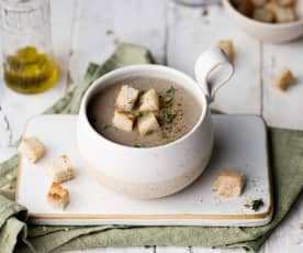 Creamy Mushroom Truffle Soup