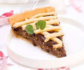 Tarta z kiszoną kapustą i grzybami