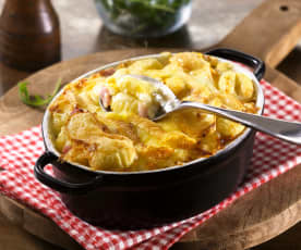 Gratin de gnocchi façon tartiflette