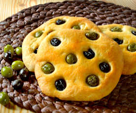 Focaccia aux olives