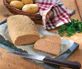 Polpettone di purè di patate e carne