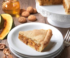 Crostata di zucca all'amaretto