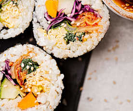 Kimbap vegetariano