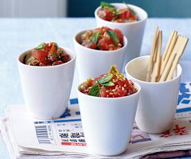 Tartare de thon rouge