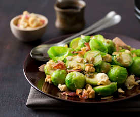 Brussels sprouts with lime crumb