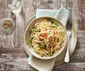 Crab linguine