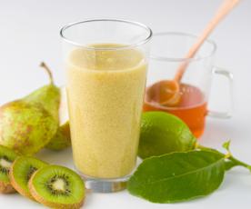 Smoothie de kiwi y pera