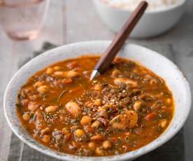 Swiss Chard, Chickpea and Tamarind Stew