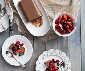 Parfait au chocolat with summer berries (Nico Moretti)