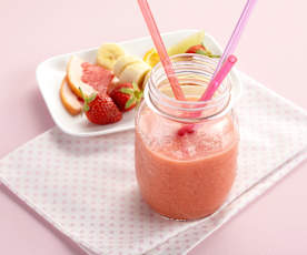 Jus banane fraise agrumes