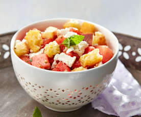 Feta-Wassermelonen-Salat