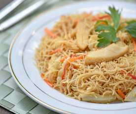 Bihun goreng cepat dan mudah (fast and easy stir-fried mee hoon)