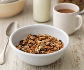 Vanilla and Honey Toasted Granola