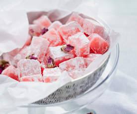 Les loukoums à la rose de la sorcière blanche