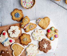 Galletas con chipas de chocolate blanco