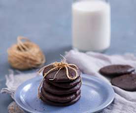 Ciasteczka czekoladowe "ciągutki"