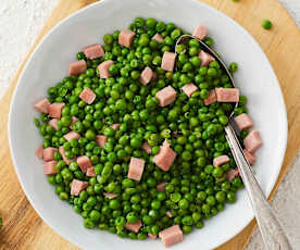 Piselli al prosciutto