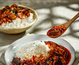 鱼香肉末茄子浇头