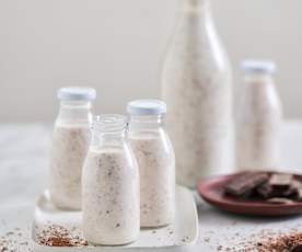 Iogurte líquido de stracciatella