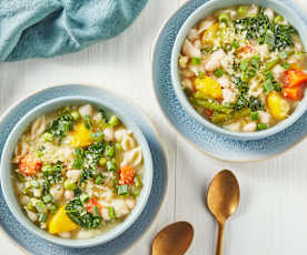 Spring Garden Minestrone Soup