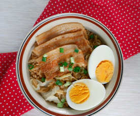 Pork Belly Cabbage Rice