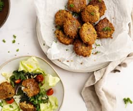 Nuggets vegetarianos con trigo sarraceno