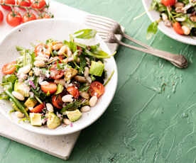 Ensalada de frijoles cannellini