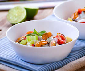 Insalata di cozze e salsa al lime
